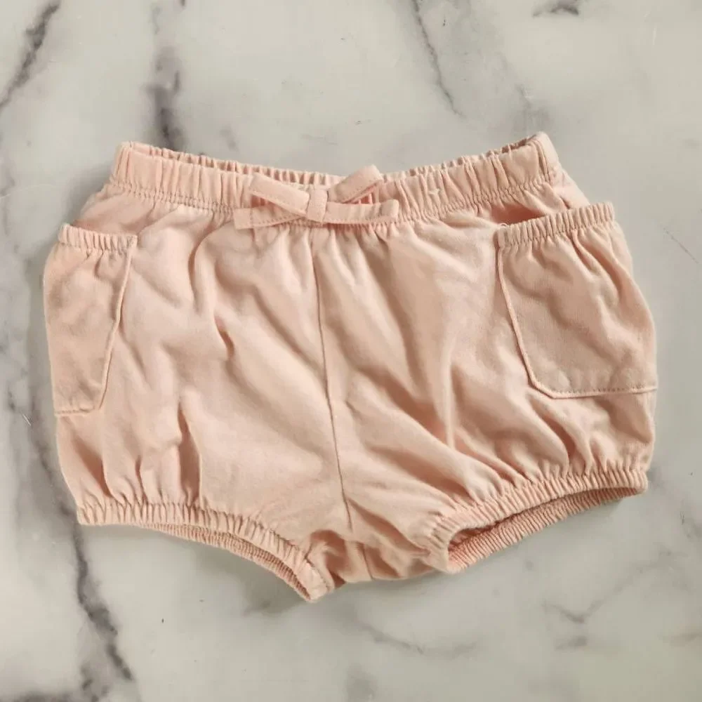 Garanimals 6-9 light pink bubble shorts